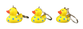 BW 1175 ( key chain duck with flower painting )