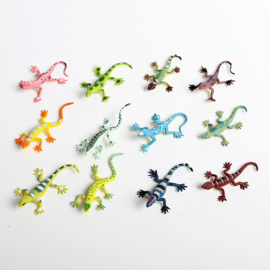 BB 10 ( colorful lizards in polybag ) ----- 24 pcs in polybag