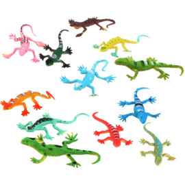 BB 10 ( colorful lizards in polybag ) ----- 24 pcs in polybag