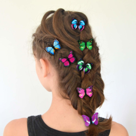 HP 001 ( butterfly hair clip ) ----- 12 pcs in drum