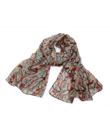 ML 001 ( owl printed scarf )