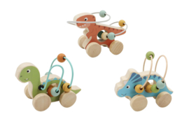H 007 ( wooden dinosaur bead maze )  ----- 6 pcs in display