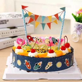 WH 007 ( cake topper kit spaceship )