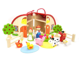 H 075 ( wooden farm set )
