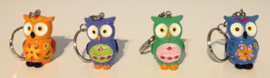 FU 001 ( key chain owl lilly ) ----- 12 pcs in display