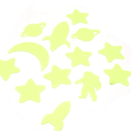 PT 003R ( glow rocket night stickers ) ----- 24 pcs in display