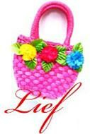 SR 10 ( kids wicker bag with flower )