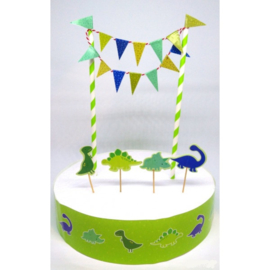 WH 007 ( cake topper kit dinosaur )