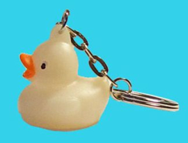 BW 1184 ( mini glow duck with key chain )