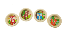 H 037 ( wooden forest friend ball game ) ----- 24 pcs in display