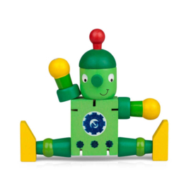H 031 ( wooden flexi robot ) ----- 12 pcs in display