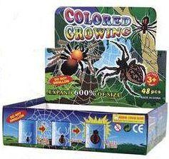 TS 1616 ( colored growing spider ) ----- 48 pcs in display