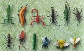 S 001 ( colorful insects in assortment ) ----- 96 pcs in box
