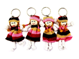 YK 1402 ( woolen yarn doll with key chain ) ----- 12 pcs in drum
