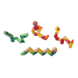 H 015 ( wooden twisty animals ) ----- 24 pcs in display