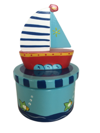 MD 006 ( music box sailboat )