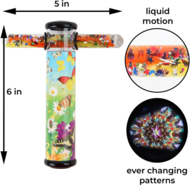 GA 020 ( liquid motion kaleidoscope with 4 design assorted ) ----- 12 pcs in display