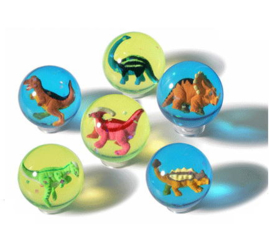 U 001 ( bouncing balls dino ) ----- 25 pcs in polybag