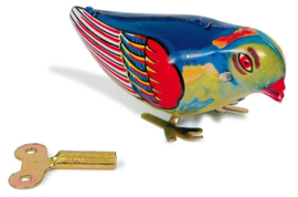 MS 029 ( tin toy blue bird )