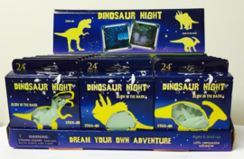 PT 003D ( glow dino night stickers ) ----- 24 pcs in display