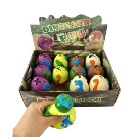 BB 12 ( squeeze & stress dino egg ) ----- 12 pcs in display