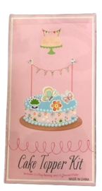 WH 007 ( cake topper kit butterfly and flower )