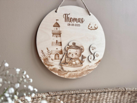 Stoer kraamcadeau met naam