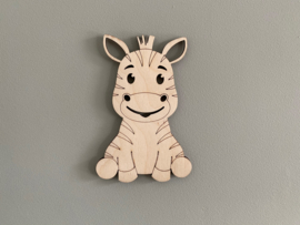 Houten figuur zebra