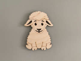 Houten figuur schaap