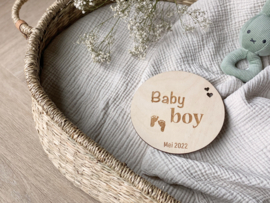 Zwangerschapsaankondiging | Babyboy