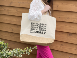 Tas jute XL | Mama mama mama