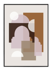 A3 Poster - Marrakech  - Beige