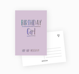 LIMITED EDITION || Ansichtkaart || Birthday girl