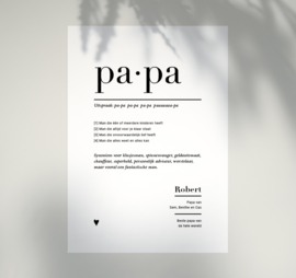 Familieposter - PAPA