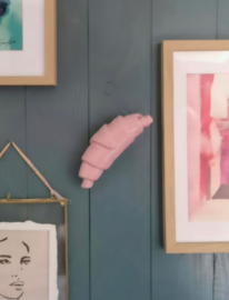 Wandhanger Croissant Roze