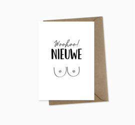 Ansichtkaart | Nieuwe borsten | A6