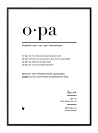 Familieposter - OPA