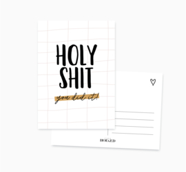 Ansichtkaart || Holy Shit || A6