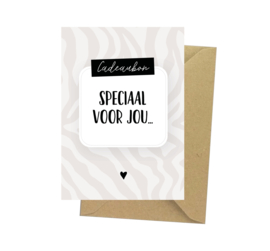 Cadeaubon - speciaal voor jou