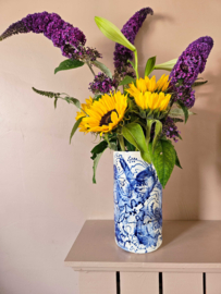 Keramieken vaas - modern blauw