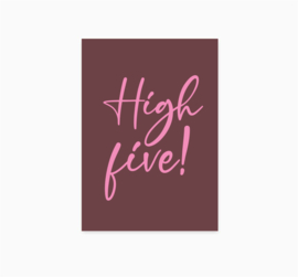 Ansichtkaart || High Five