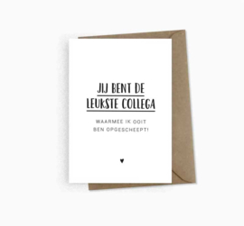 Ansichtkaart || Leukste collega