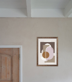 A3 Poster - Marrakech  shapes - Beige