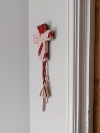 Keramiek kruis  - wandhanger