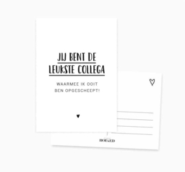 Ansichtkaart || Leukste collega
