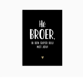 Ansichtkaart || Broer