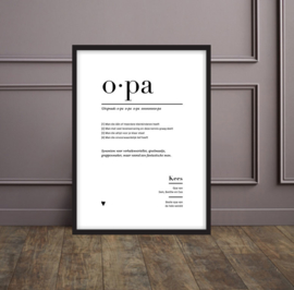 Familieposter - OPA