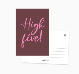 Ansichtkaart || High Five