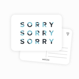 Ansichtkaart || SORRY