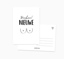 Ansichtkaart | Nieuwe borsten | A6